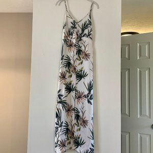 Sadie & Sage Palm Leaf Midi Dress Small